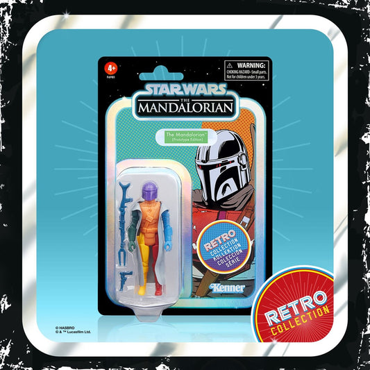 FIGURA HASBRO STAR WARS RETRO PROTOTYPE SERIES -  THE MANDALORIAN (MODELO ALEATORIO)