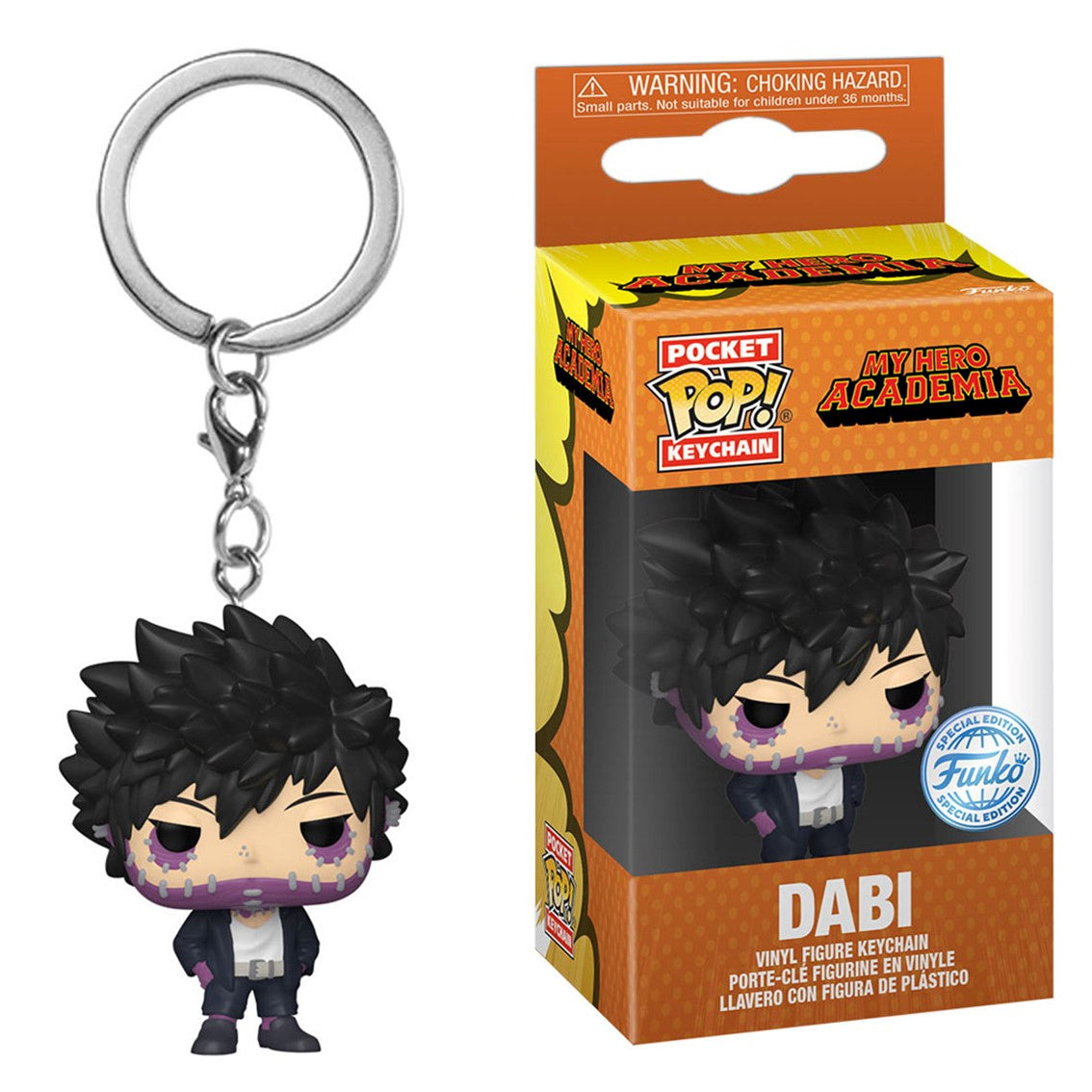 Funko pop keychain llavero my hero academia dabi (hideout) 68893