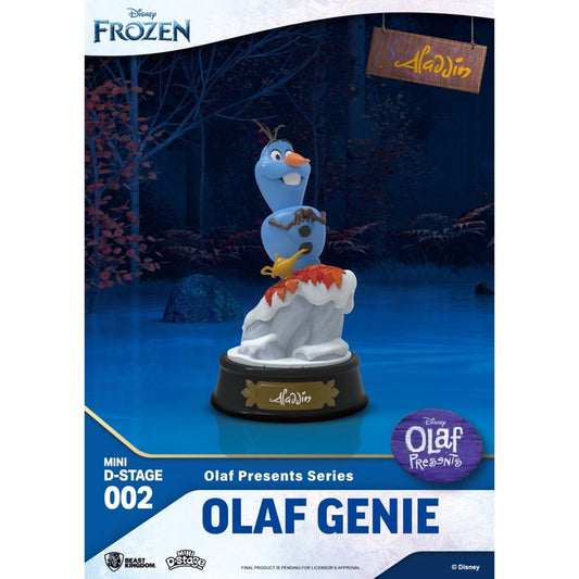 FIGURA BEAST KINGDOM MINIDSTAGE DISNEY OLAF PRESENTA OLAF GENIO