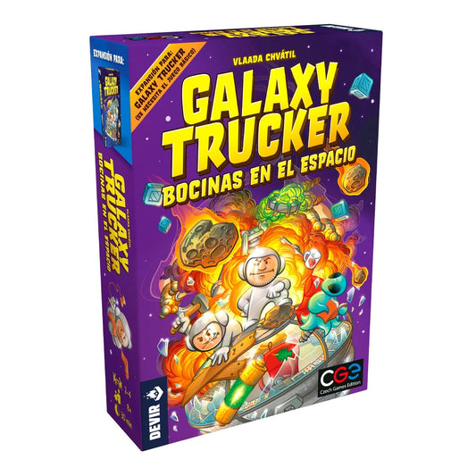 JUEGO DE MESA GALAXY TRUCKER EXPANSIÓN BOCINAS EN EL ESPACIO