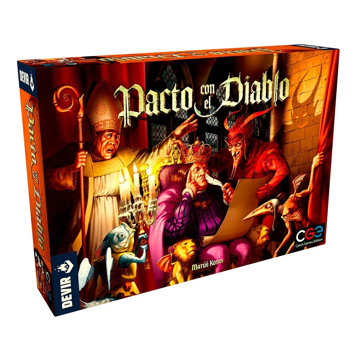 Juego de mesa devir pacto con el diablo