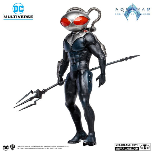 Figura mcfarlane toys dc aquaman 2 movie 12in -  black manta