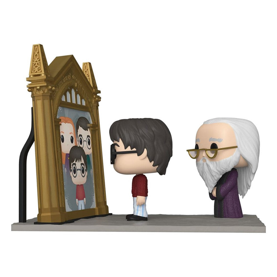 Funko pop moment harry potter espeo de oesed harry & dumbledore 63144