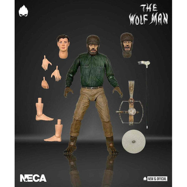 FIGURA NECA UNIVERSAL MONSTER SCALE ACTION ULTIMATE WOLF - Z POP Toys