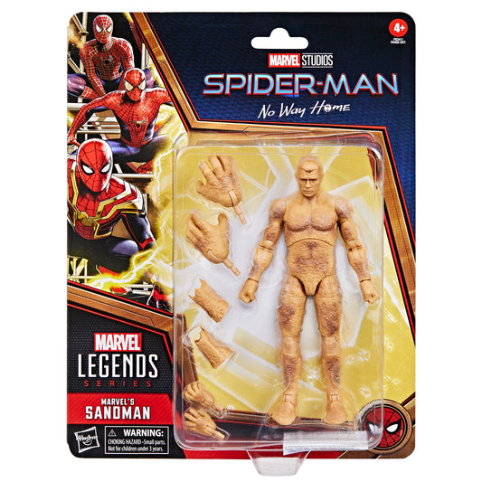 Figura hasbro marvel legends series spider - man no way home sandman