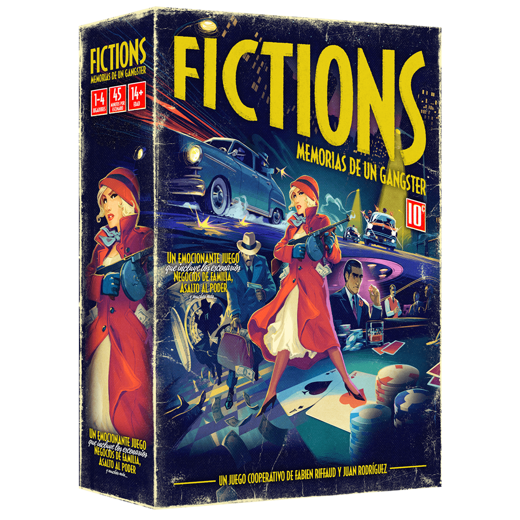 JUEGO DE MESA FICTIONS: MEMORIAS DE UN GANGSTER