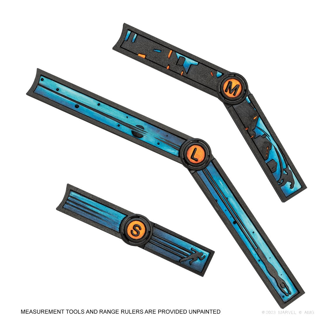 ACCESORIOS JUEGO DE MESA MARVEL CRISIS PROTOCOL MOVEMENT AND RANGE TOOLS PACK EDAD RECOMENDADA 14 AÑOS