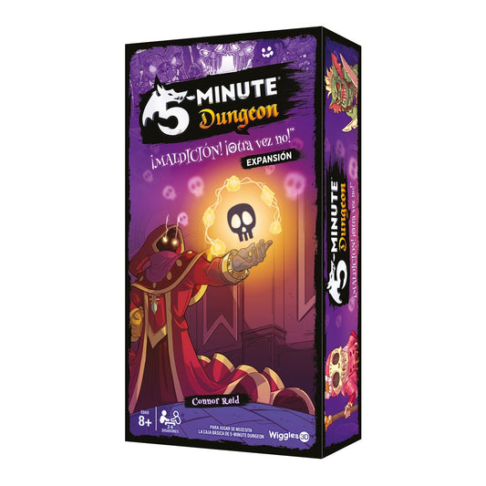 JUEGO DE MESA 5 MINUTE DUNGEON ¡MALDICIÓN! ¡OTRA VEZ NO! EDAD RECOMENDADA 8 AÑOS - Z POP Toys