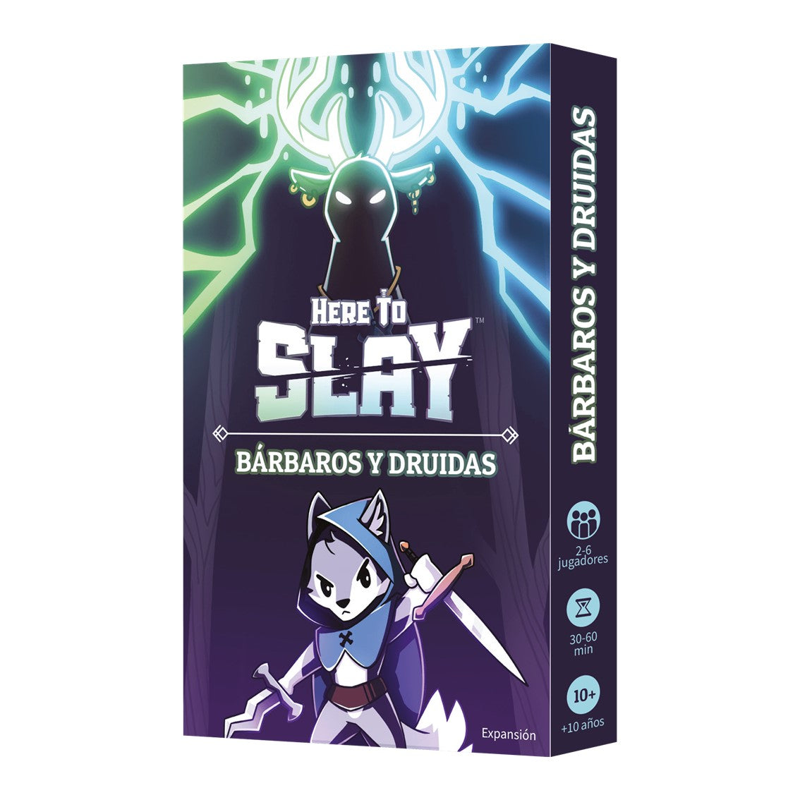 JUEGO DE MESA HERE TO SLAY EXPANSION BARBAROS Y DRUIDAS EDAD RECOMENDADA 10 AÑOS