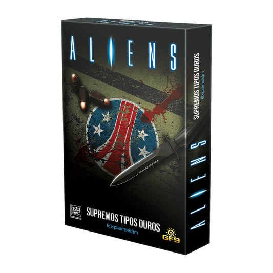 JUEGO DE MESA ALIENS EXPANSION SUPREMOS TIPOS DUROS EDAD RECOMENDADA 14 AÑOS - Z POP Toys