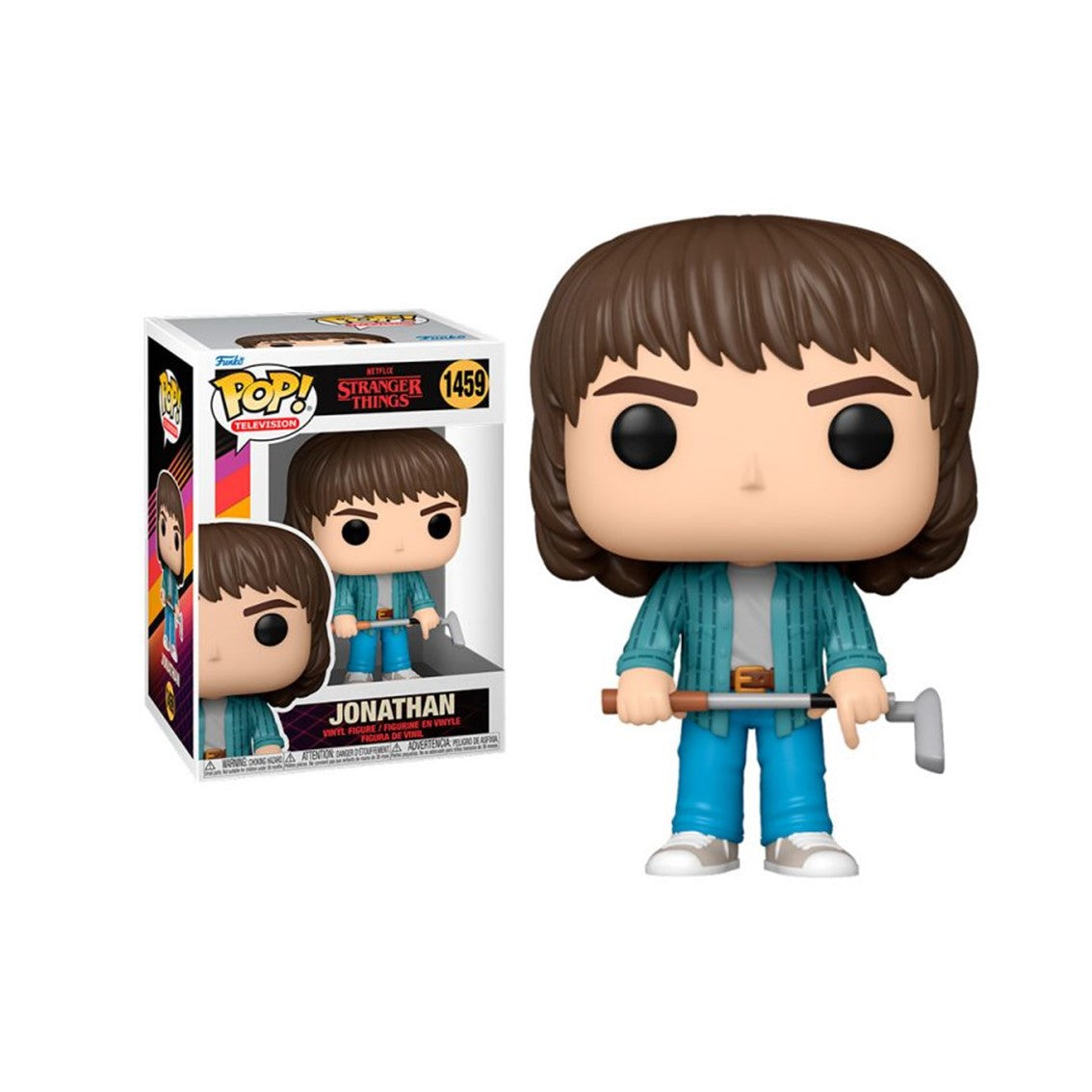 Funko pop stranger things s4 jonathan con palo de golf