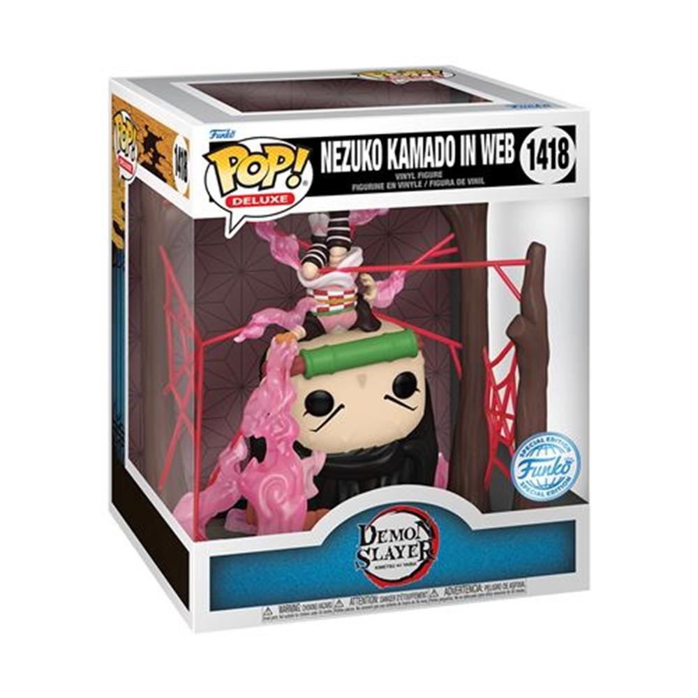 FUNKO POP ANIMACION DEMON SLAYER KIMETSU NO YAIBA NEZUKO KAMADO EN UNA RED