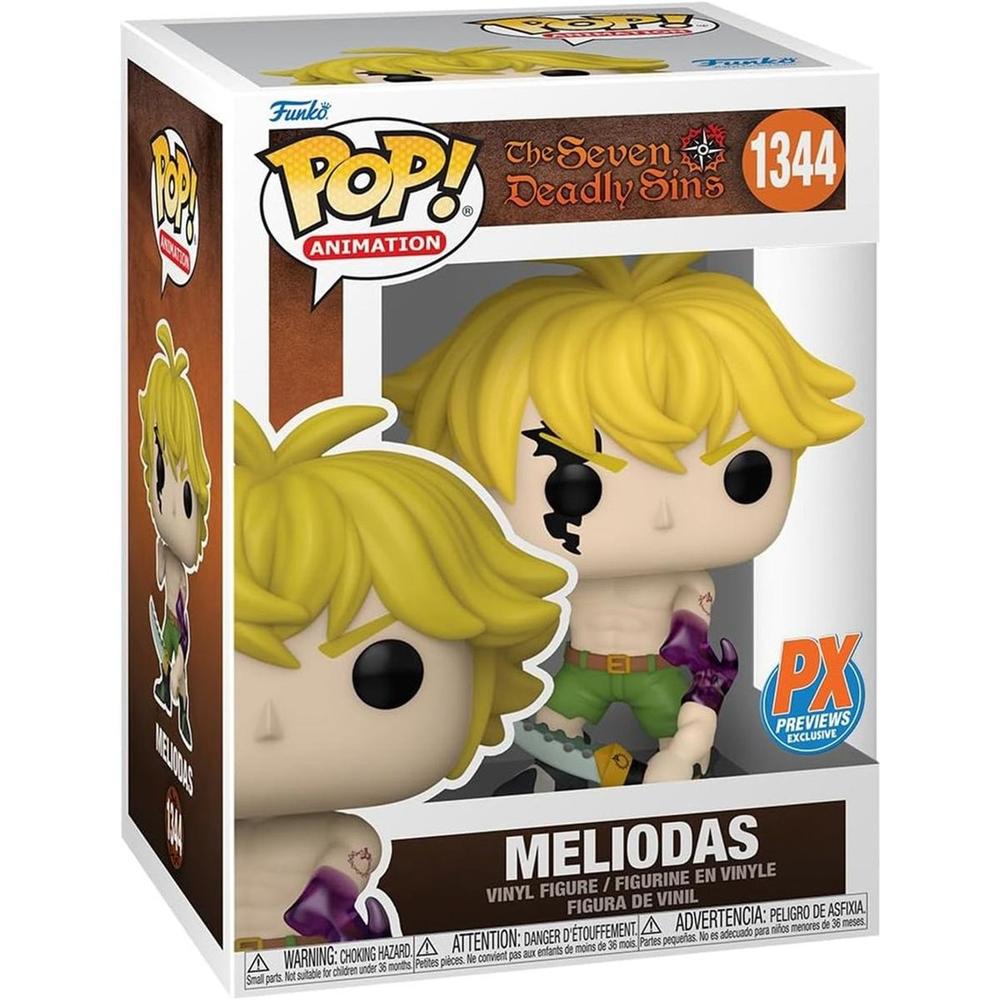 FUNKO POP ANIMACION THE SEVEN DEADLY SINS MELIODAS MODO DEMONIO