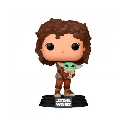 FUNKO POP MANDALORIAN PELI MOTTO CON GROGU 76552
