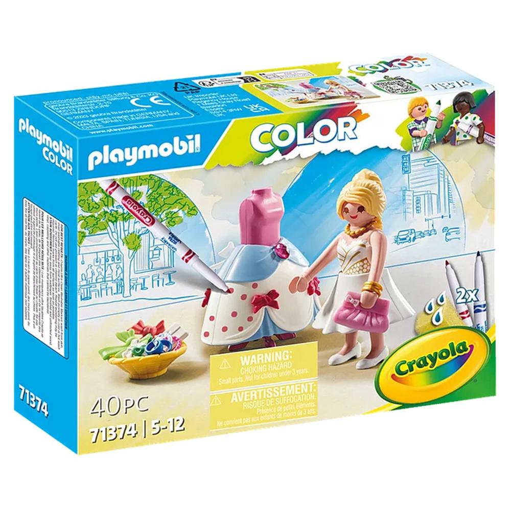 PLAYMOBIL COLOR DISEÑADORA DE MODA