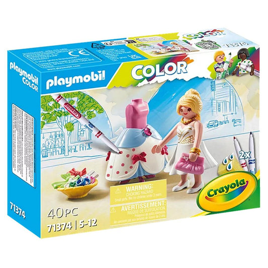 PLAYMOBIL COLOR DISEÑADORA DE MODA