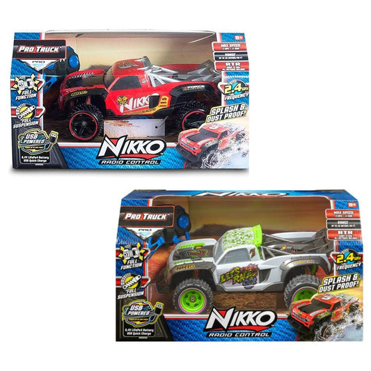 COCHE TELEDIRIGIDO NIKKO RADIO CONTROL PRO TRUCK COLOR ALEATORIO - Z POP Toys
