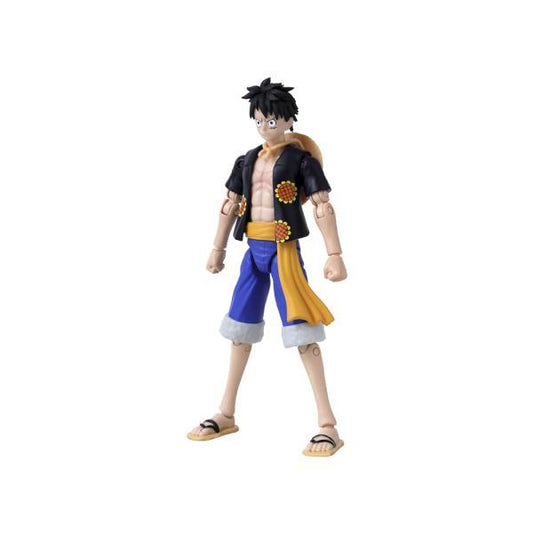 Figura bandai one piece anime heroes luffy dressrosa