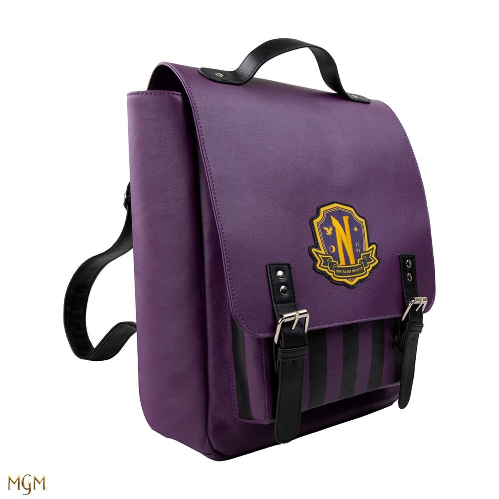 Mochila cinereplicas nevermore academy morado