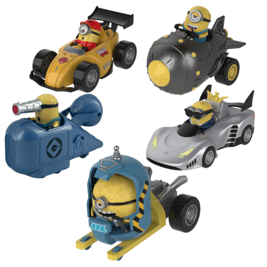 FIGURA VEHÍCULOS MINIONS 1 UNIDAD ALEATORIA