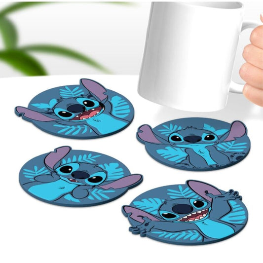 Pack de 4 posavasos disney stitch