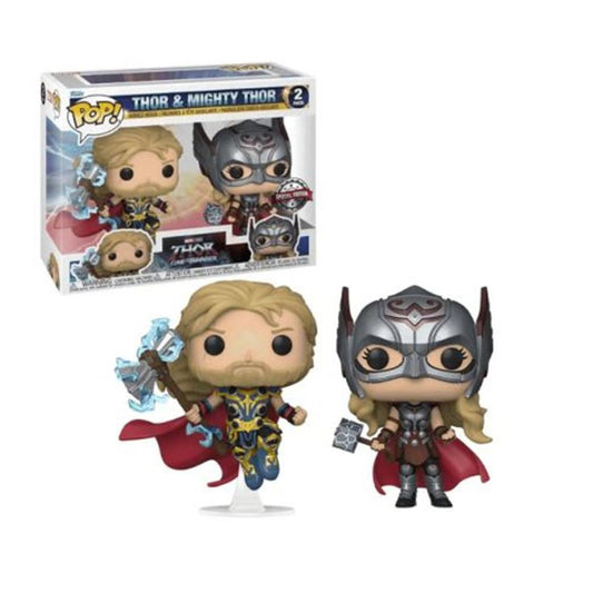 pack-funkos-funko-pop-marvel-thor-love-thunder-thor-migthy-thor