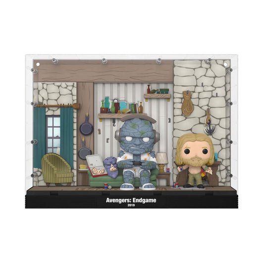 Funko pop moments deluxe marvel avengers endgame thor house 70914