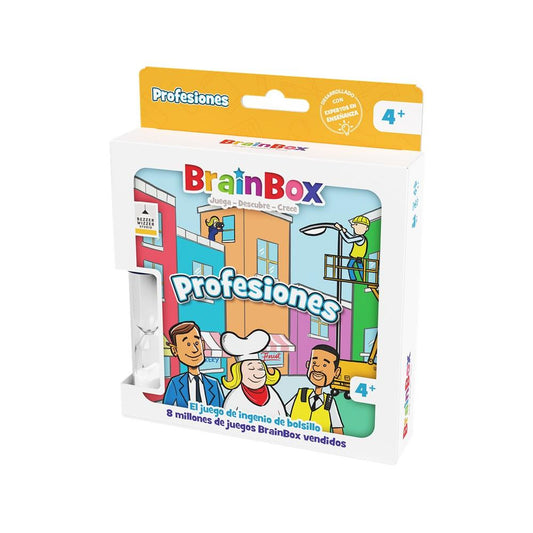 Juego de mesa brainbox pocket profesiones edad recomendad 4 años