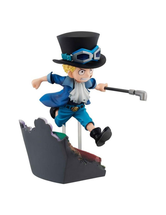 Figura megahouse gem series one piece sabo run! run!