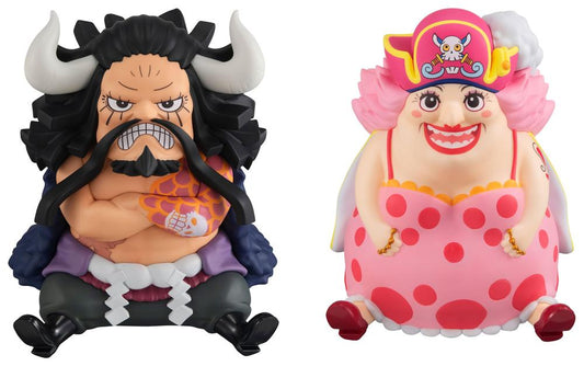 SET FIGURAS MEGAHOUSE LOOKUP ONE PIECE KAIDO THE BEAST & BIG MOM