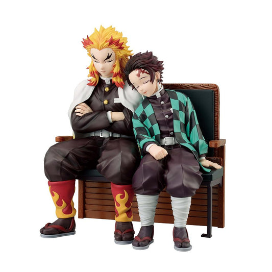 FIGURA ICHBANSHO DEMON SLAYER KIMETSU NO YAIBA TANJIRO & RENGOKU (LOCUS) - Z POP Toys