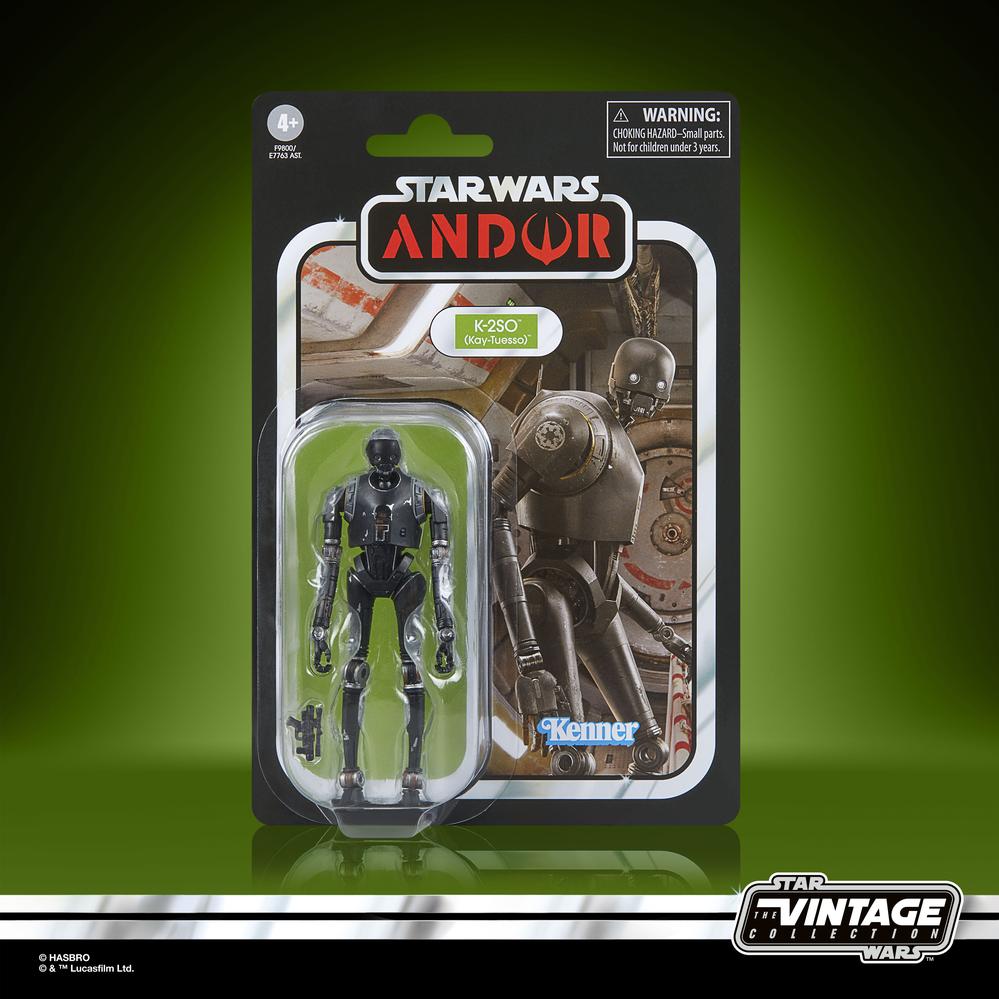 Figura hasbro star wars the vintage collection andor k - 2so (kay tuesso)