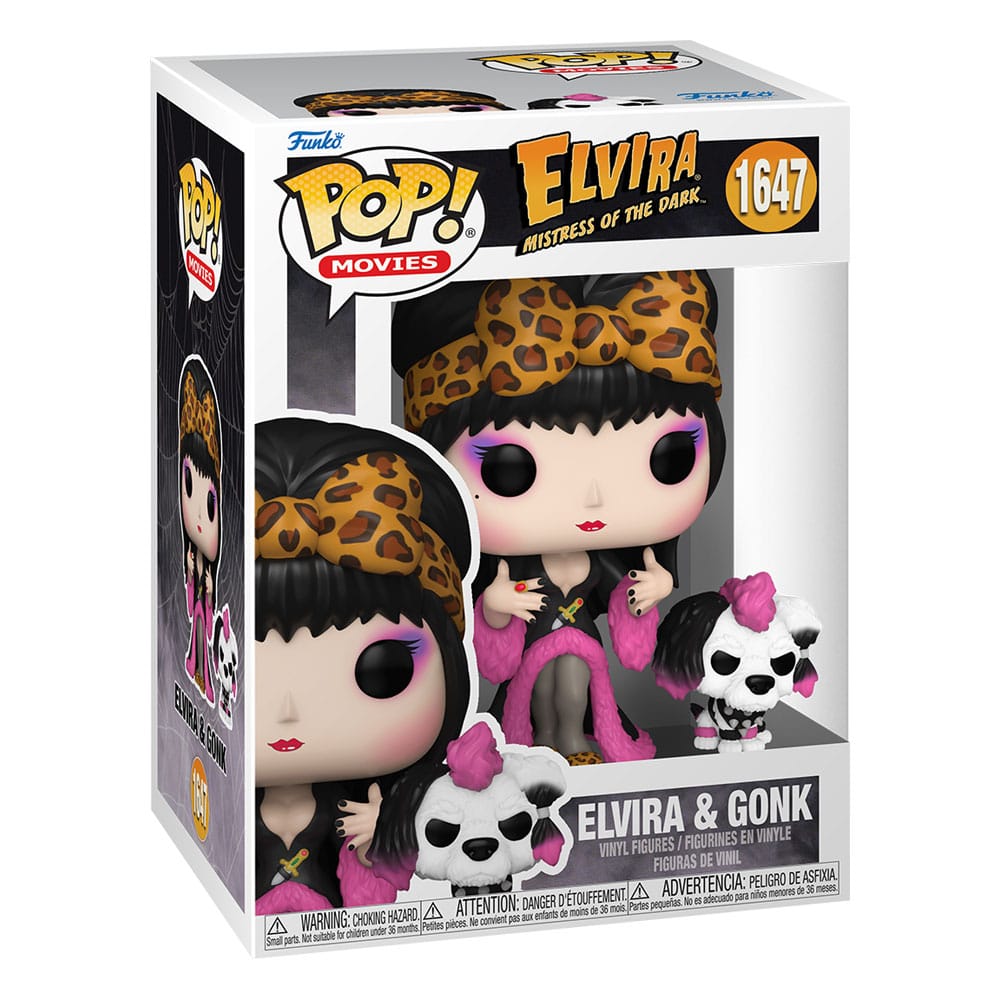 FUNKO POP ELVIRA MISTRESS OF THE DARK ELVIRA & GONK