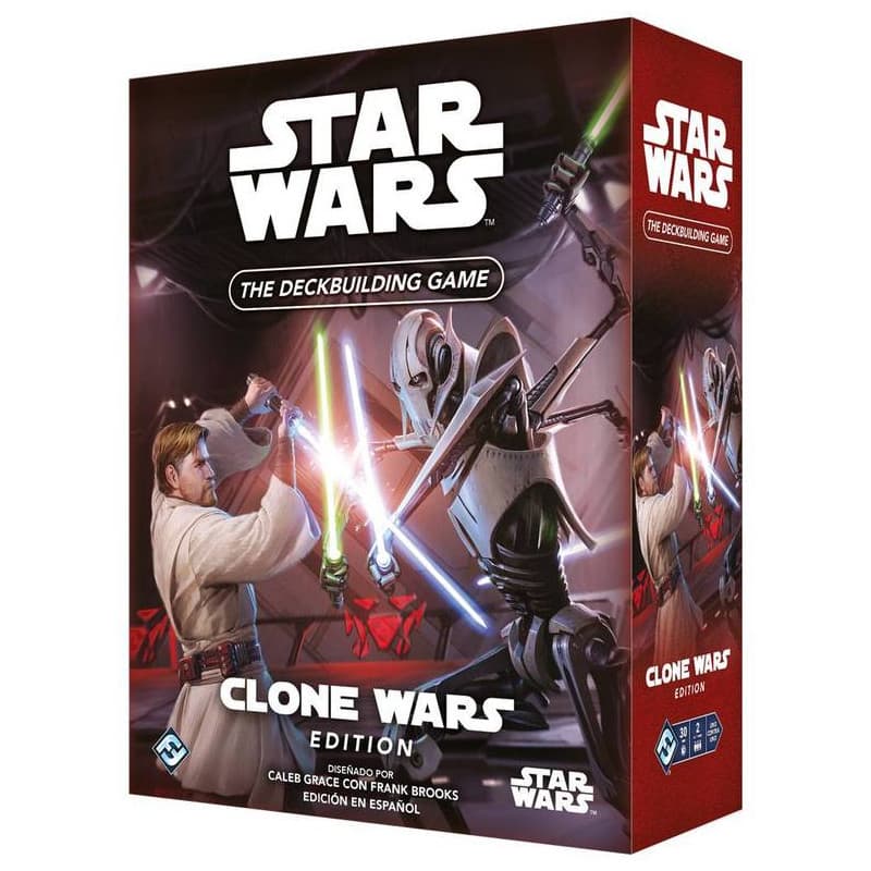 Juego de mesa star wars: the deckbuilding game clone wars