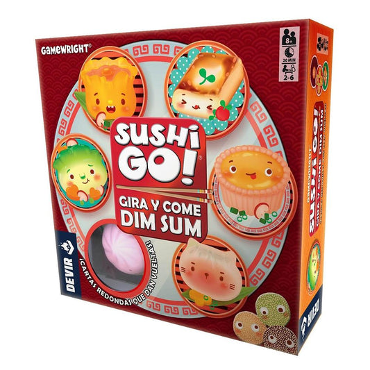 JUEGO DE MESA SUSHI GO GIRA Y COME DIM SUM