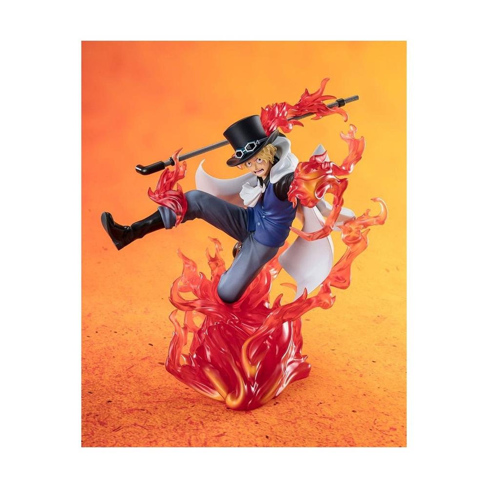 FIGURA TAMASHII NATIONS FIGUARTS ZERO ONE PIECE SABO FIRE FIST ROOK CHECK VER. EXTRA BATTLE 19CM