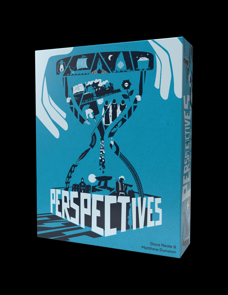 Juego de mesa perspectives azul