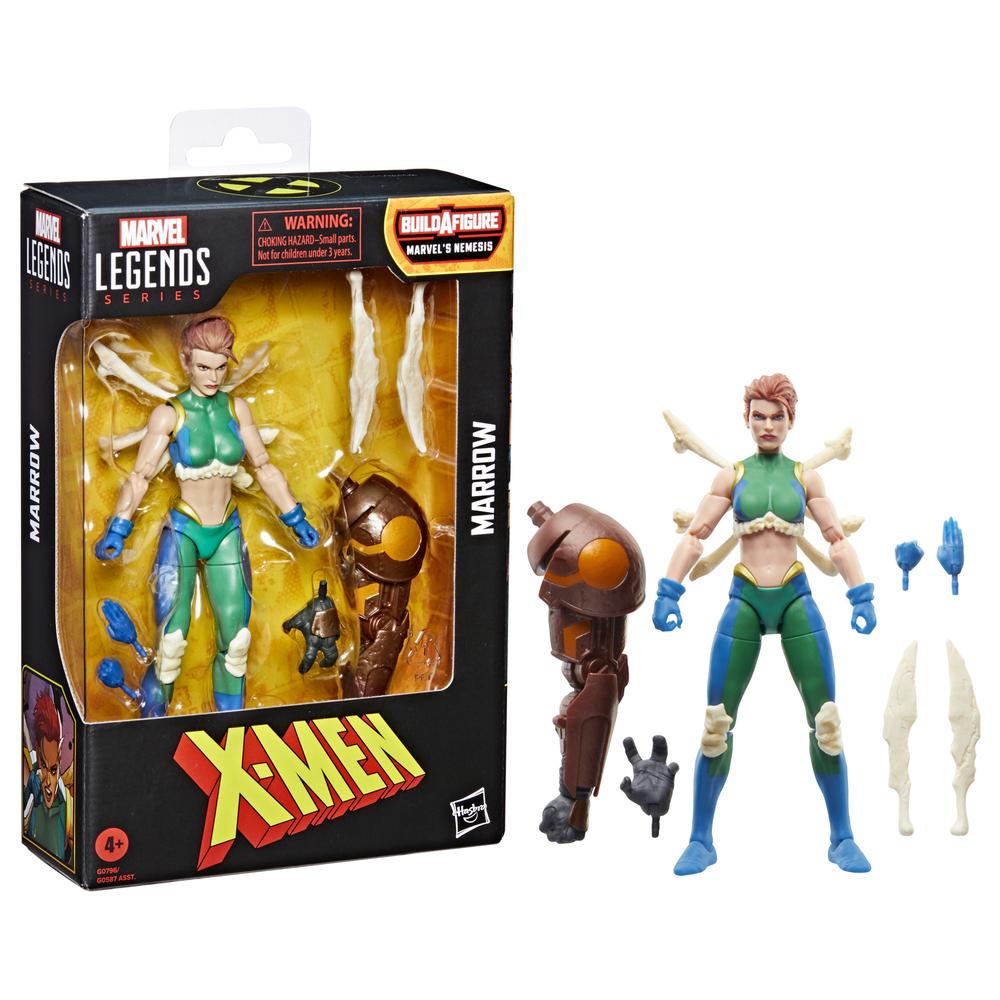 FIGURA HASBRO MARVEL LEGENDS SERIES BUILD A FIGURE MARVELS NEMESIS X - MEN MARROW
