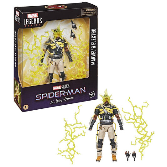 FIGURA HASBRO MARVEL LEGENDS SERIES SPIDER - MAN NO WAY HOME MARVELS ELECTRO - Z POP Toys