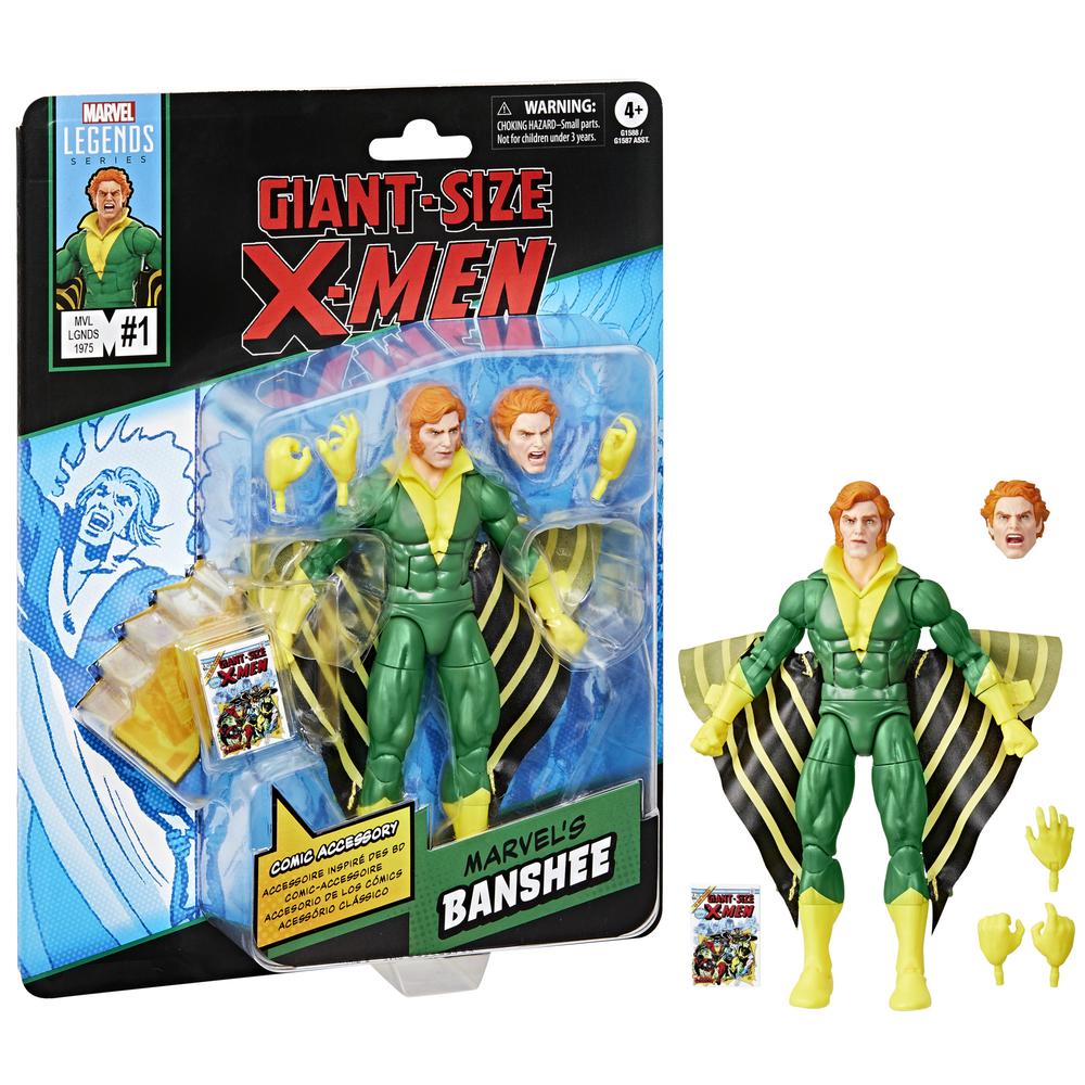 FIGURA HASBRO MARVEL LEGENDS GIANT - SIZE X - MEN MINI COMICS BANSHEE