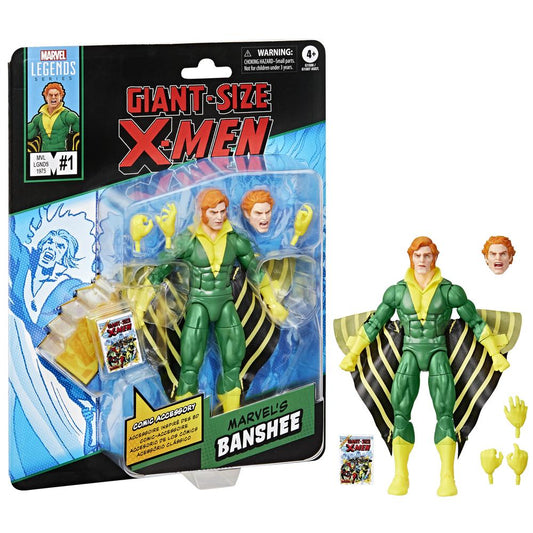 FIGURA HASBRO MARVEL LEGENDS GIANT - SIZE X - MEN MINI COMICS BANSHEE