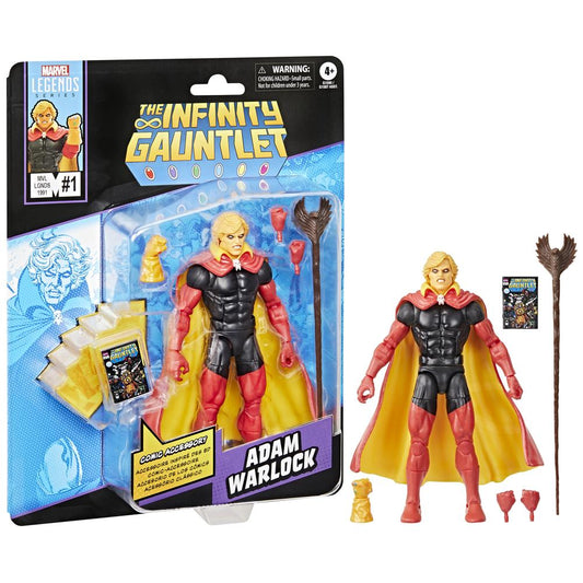 FIGURA HASBRO MARVEL LEGENDS THE INFINITY GAUNTLET MINI COMICS ADAM WARLOCK