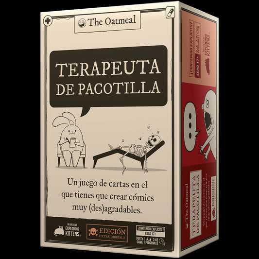 JUEGO DE MESA TERAPEUTA DE PACOTILLA