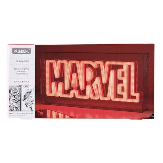 LÁMPARA PALADONE MARVEL LOGO LED NEON LIGHT