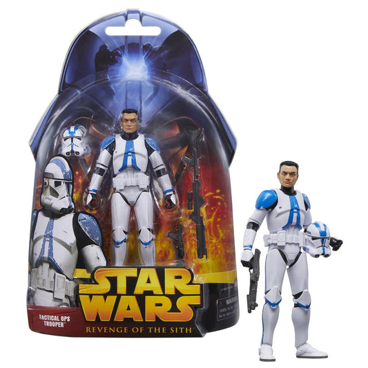 FIGURA HASBRO STAR WARS REVENGE OF THE SITH TROPICAL OPS TROOPER