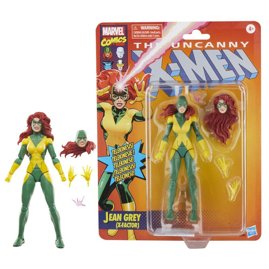 FIGURA HASBRO MARVEL COMICS THE UNCANNY X - MEN JEAN GREY (X - FACTOR)