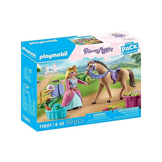 PLAYMOBIL -  STARTER PACK PRINCESA CON CABALLO