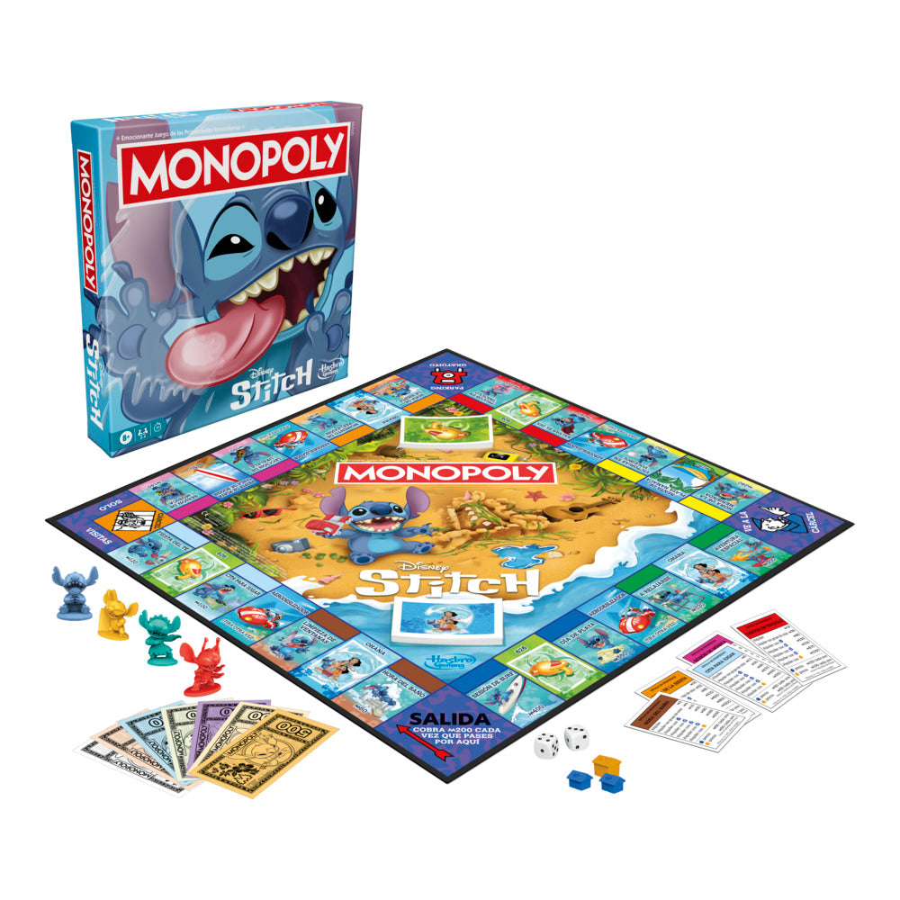 JUEGO DE MESA MONOPOLY STITCH