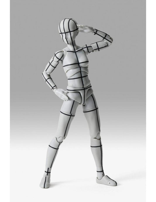 BODY CHAN - SPORTS EDITION WIRE FRAME -  (GRAY COLOR VER.) FIG. 13 -5 CM BODY KUN - BODY CHAN