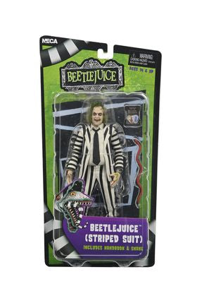 BEETLEJUICE BLACK AND WHITE STRIPED SUIT SCALE ACTION FIG. 18 CM BEETLEJUICE (1988)